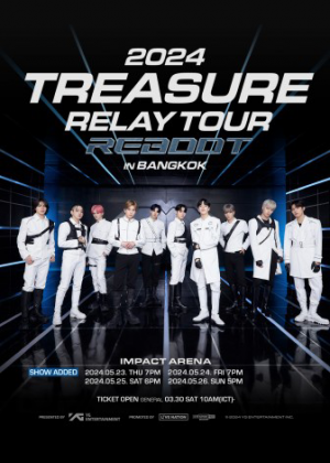 韩国男团TREASURE泰国演唱会2024 TREASURE RELAY TOUR [ REBOOT ]