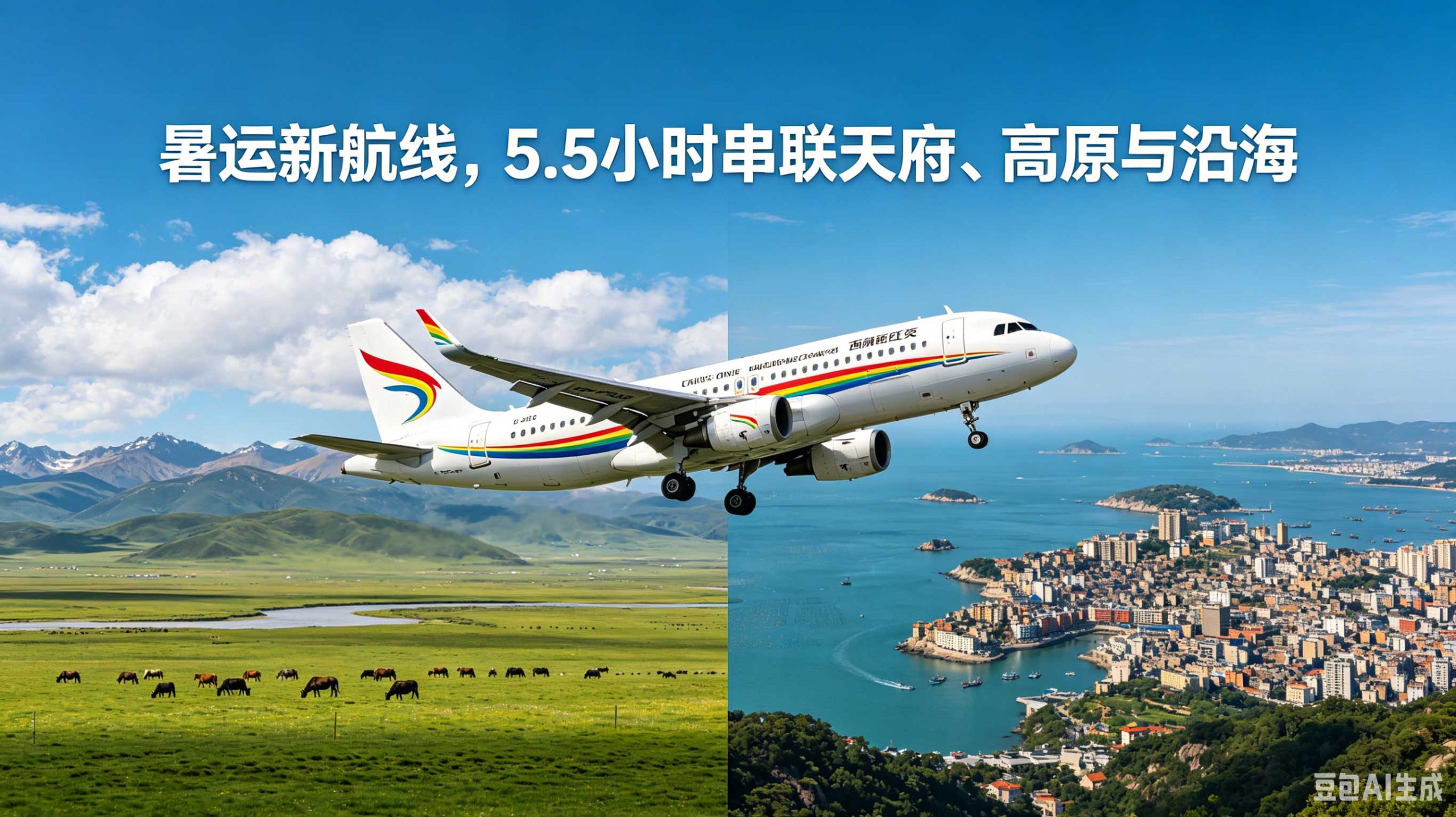 成都双流经停红原至温州航线
